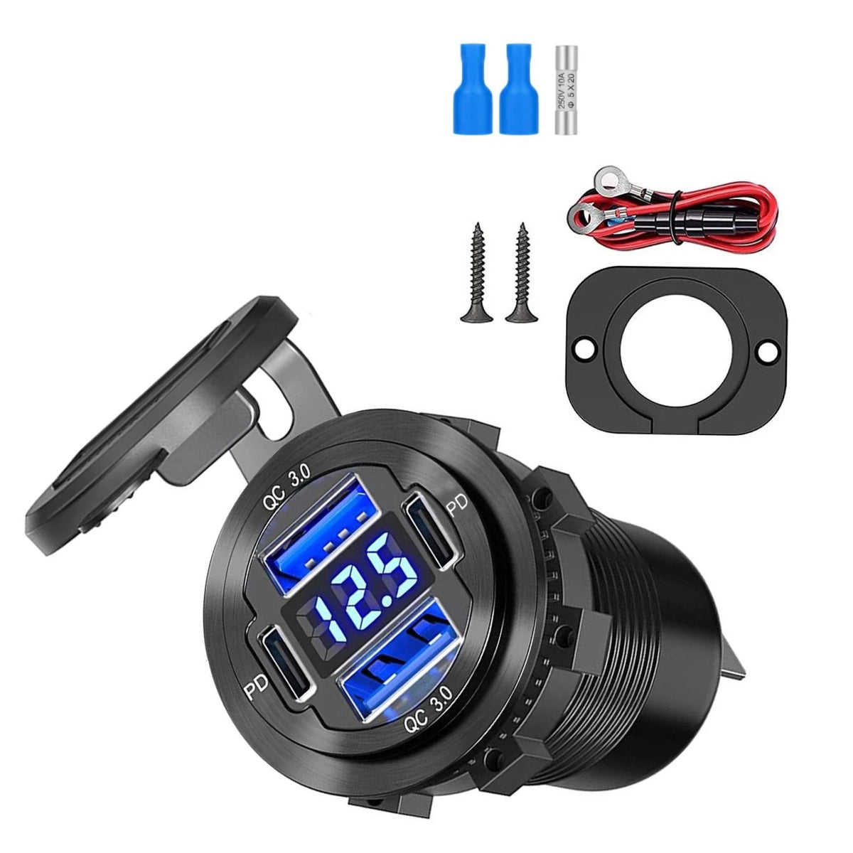 12-24V Fast Car Charger for Multiple Devices