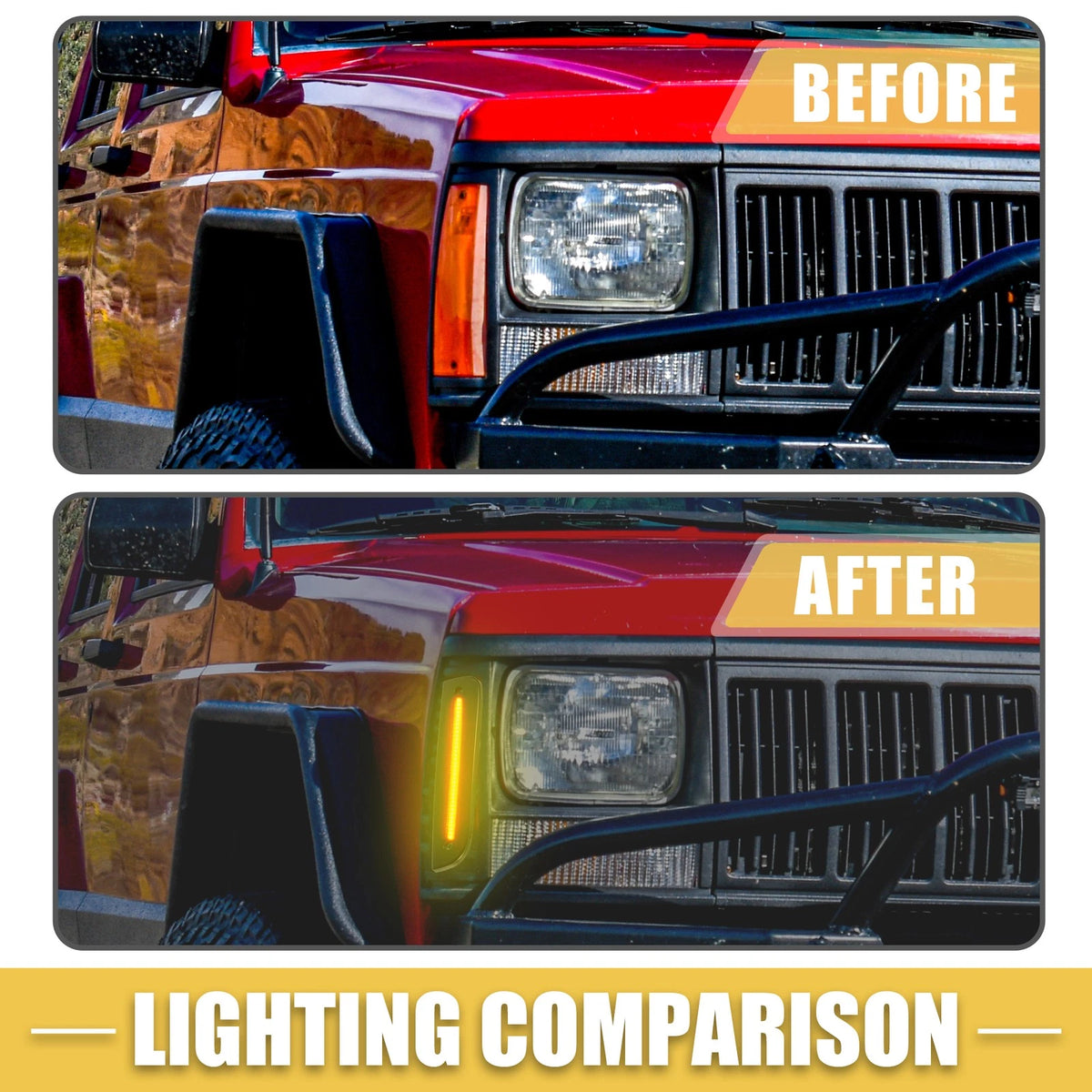 LED Side Marker Light for Jeep Cherokee (1 Pair) CH2551118