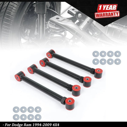 Set of 2 Adjustable Front Upper Lower Control Arms for Ram 94-09 4X4