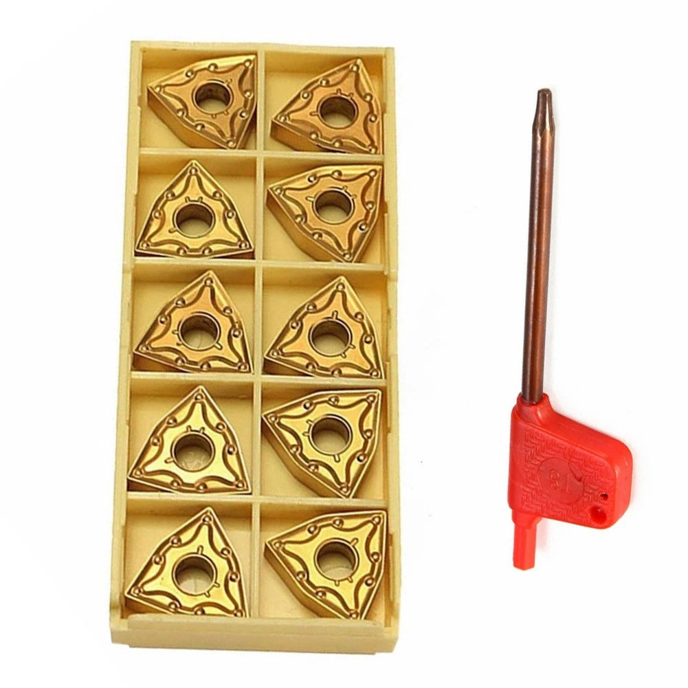 10X WNMG080404 Carbide Turning Inserts for Efficient Cutting