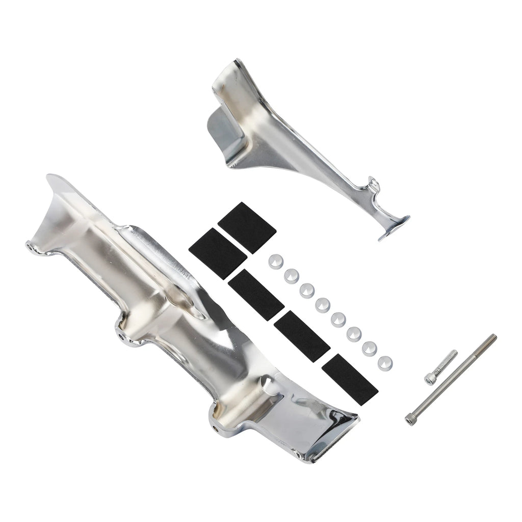 Chrome Inner Primary Cover Trims for Harley Softail Fatboy (2007–2017)