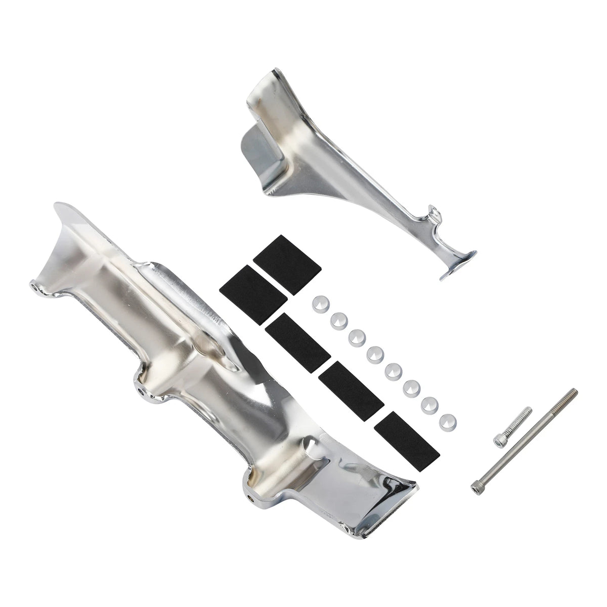Chrome Inner Primary Cover Trims for Harley Softail Fatboy (2007–2017)