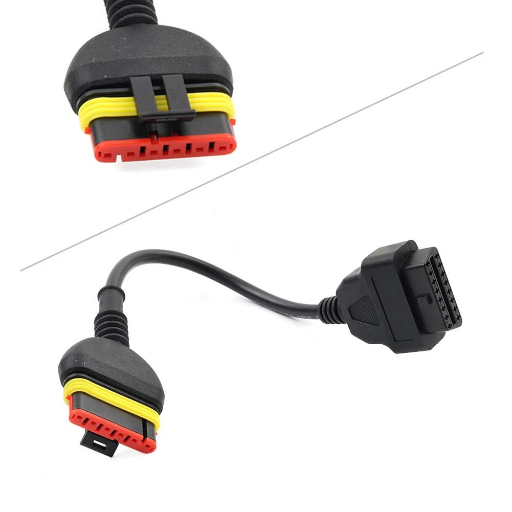 OBD2 Diagnostic Cable Adapter 6 to 16 Pin for Benelli