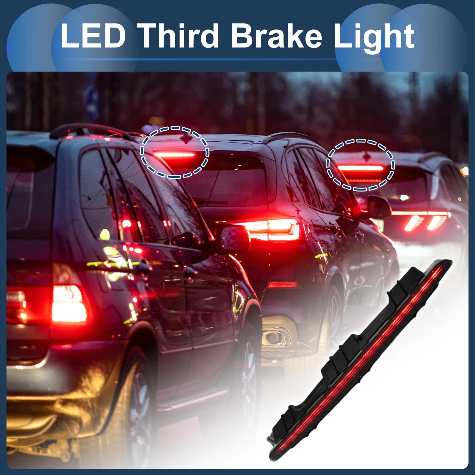 LED Third Brake Light for Mercedes Benz SLK Class W171 R171 (2004–2011)