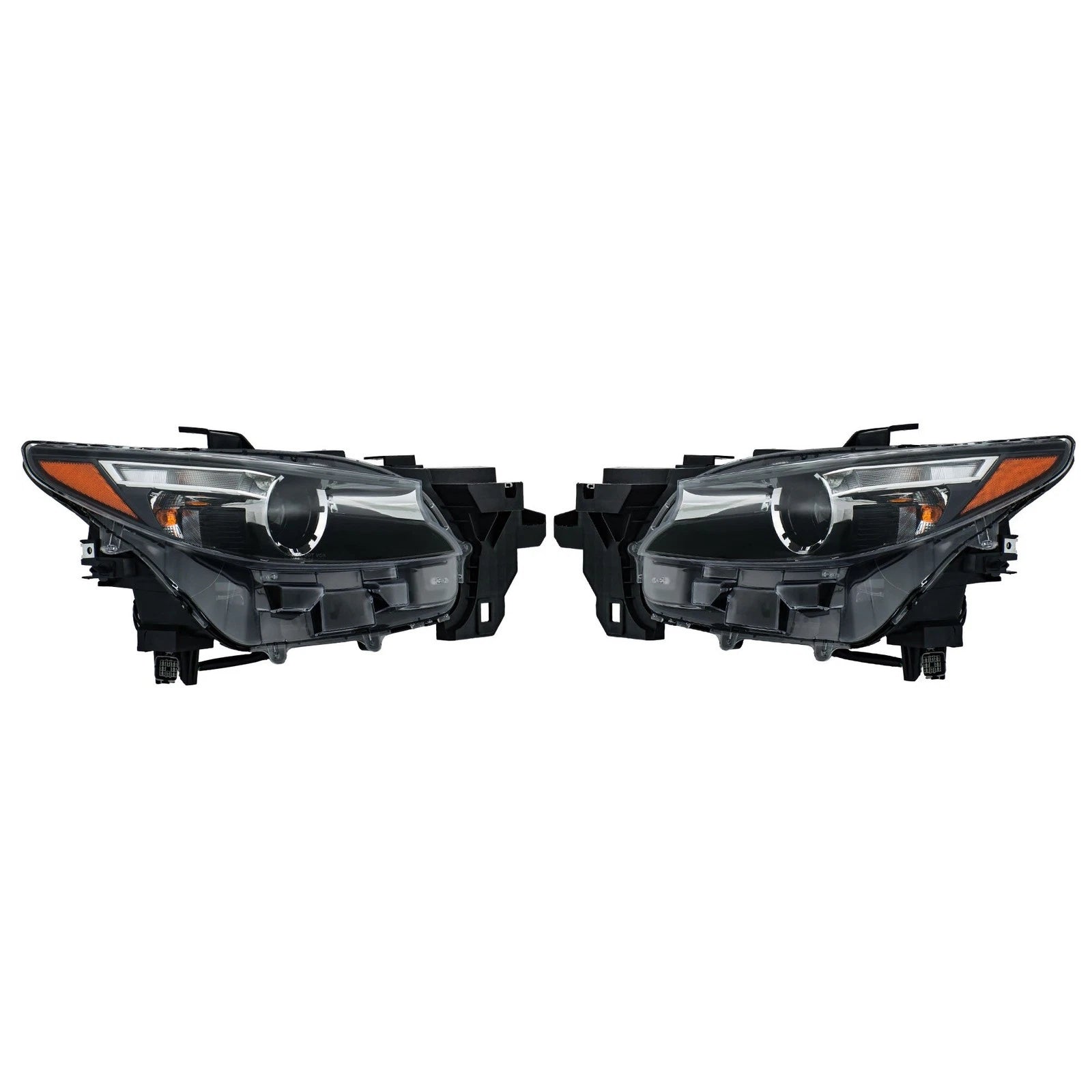 Headlights for Mazda CX-9 (2016–2023) Driver + Passenger Side LED & Halogen