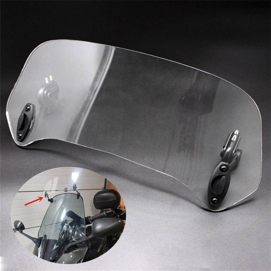 Adjustable Windshield Deflector Extender for Honda BMW Yamaha