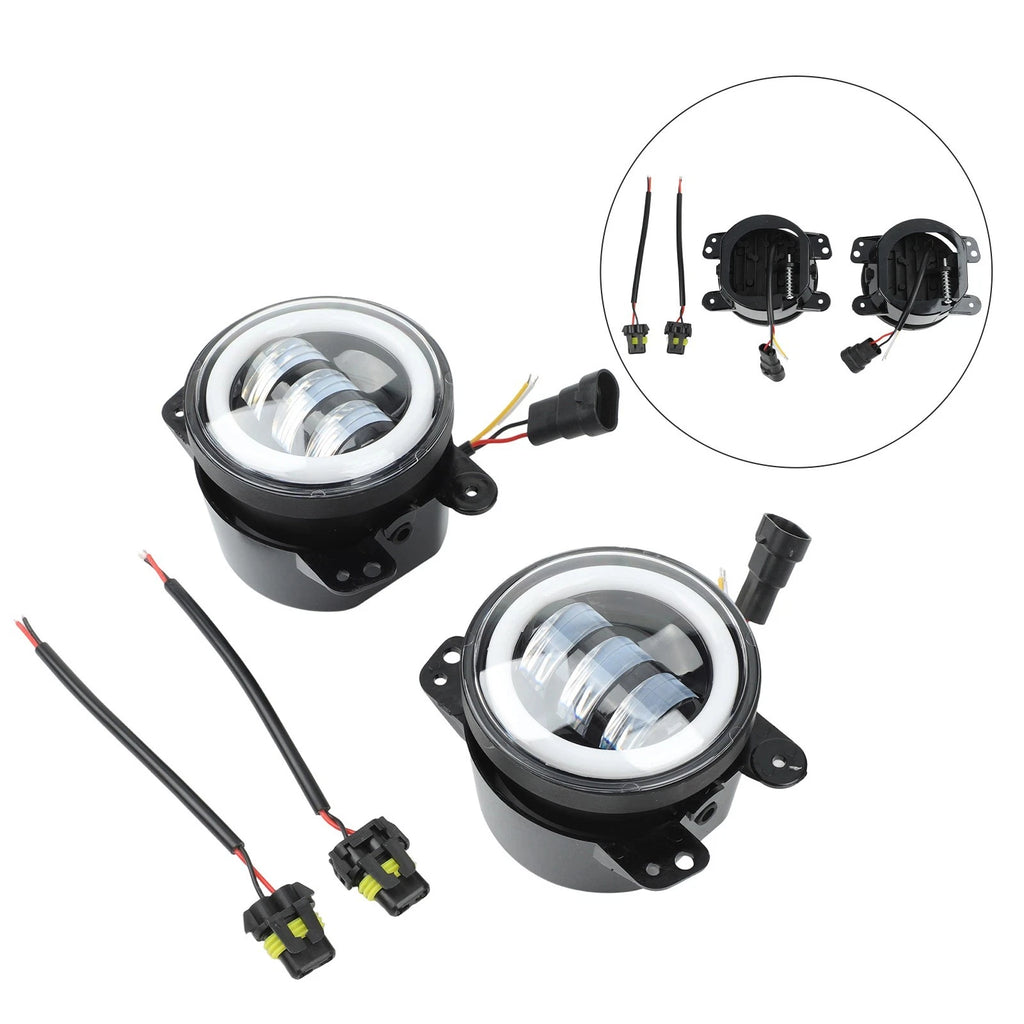 4 Inch LED Fog Lights for Vehicle Headlight (2X)