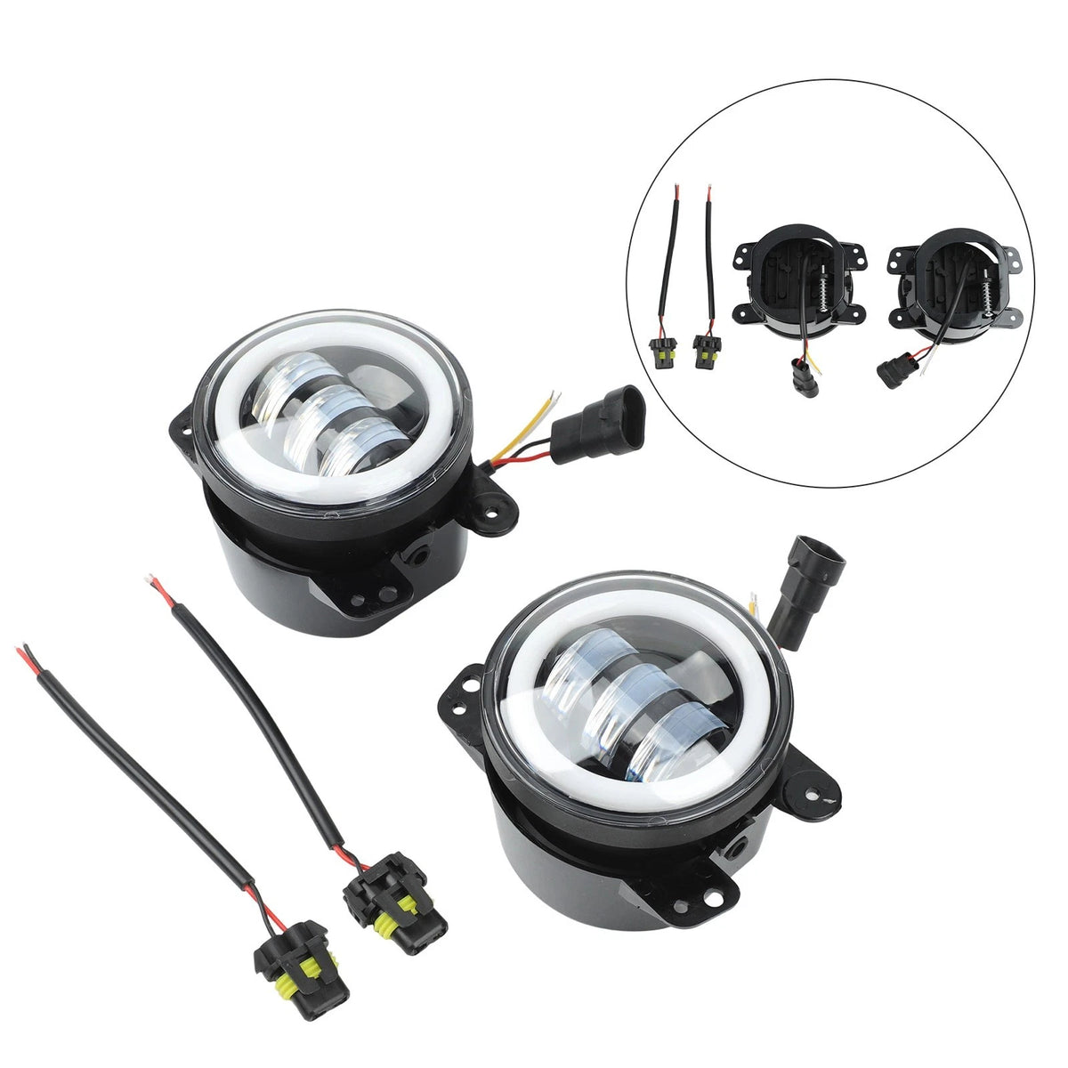 4 Inch LED Fog Lights for Vehicle Headlight (2X)