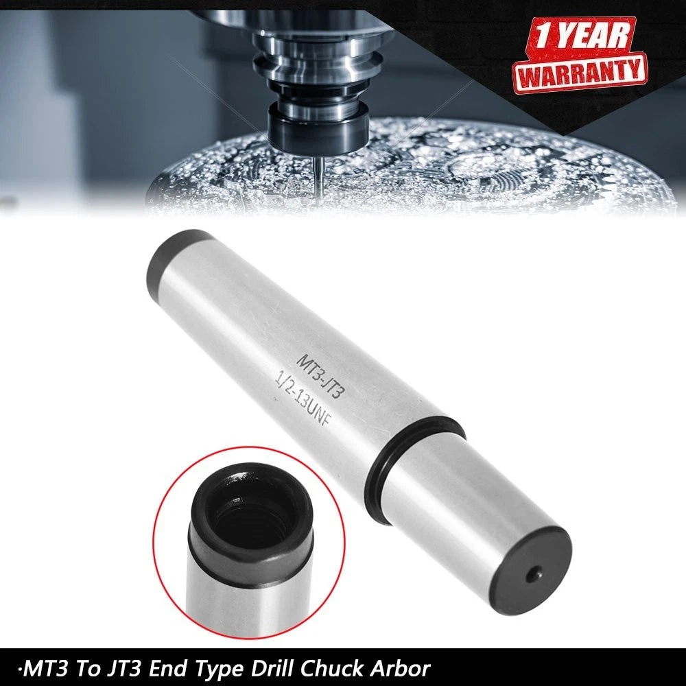 MT3 to JT3 Drill Chuck Arbor for (3MT, 3JT)