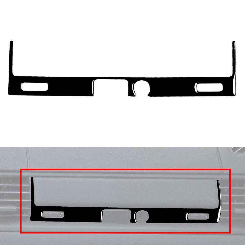 Piano Black Co-pilot Storage Box Switch Cover Trim for BMW 3 Series E36 (1994–1996)