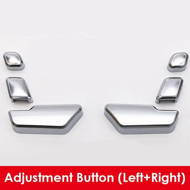 Seat Button Cover Frame Replacement for Silver