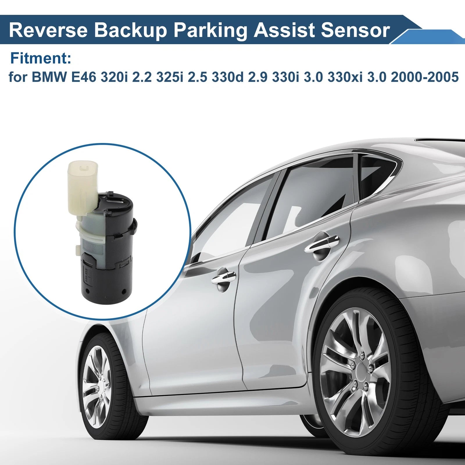 Reverse Backup Parking Sensor for BMW E46 320i 325i 330d (2000–2007)