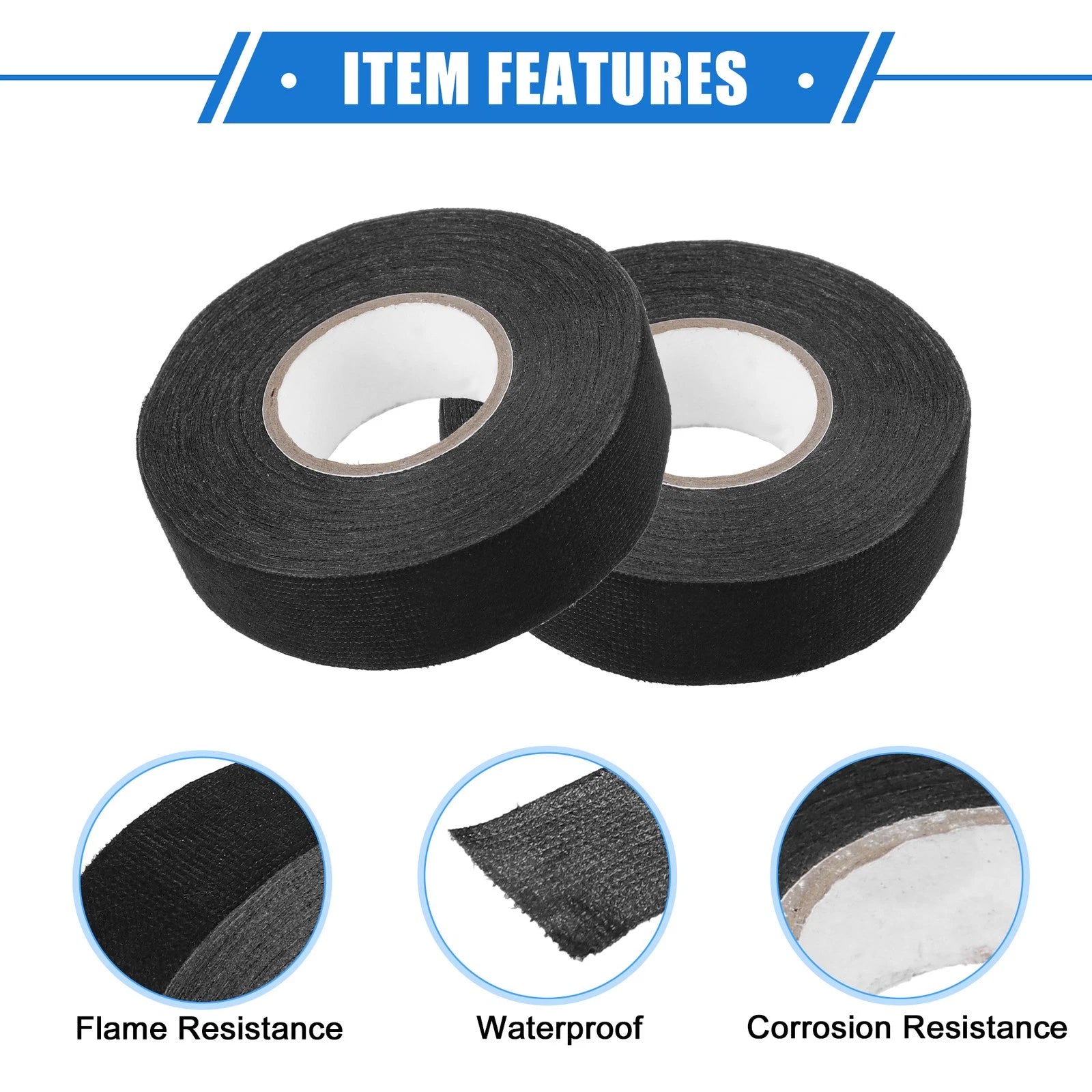 2 Pcs Muffler Tape for Universal Applications (1 Inch x 50 Ft)