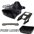 LED Brake Tail Light & Trunk Pad Mount Rack for Harley Touring (2014–2026)