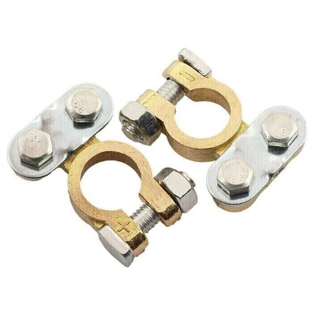 Battery Terminals Connectors for 12V Vehicles (21mm Head Width)