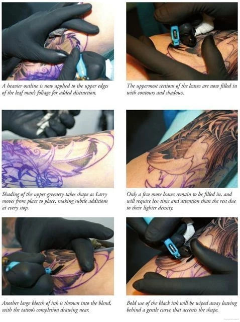 2X Advanced Tattoo Art Concept Stencil Color Design Hygiene