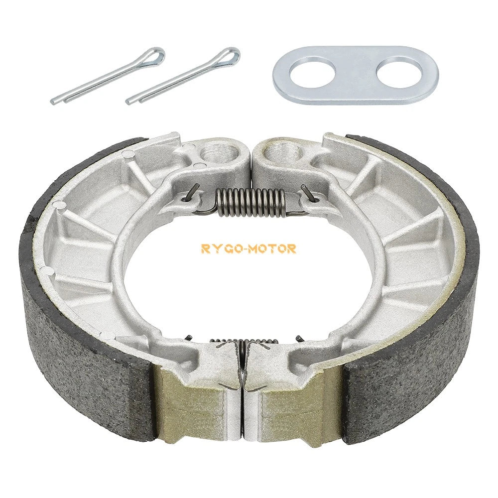 Rear Brake Shoes Kit w/ Pins for Honda Rancher 400 TRX400FA TRX400FGA (2004–2007)