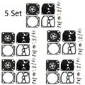 Set of 5 Carburetor Kits for Stihl FS300 FS350 FS400 (RB-40 RB-85 C1Q-S33)