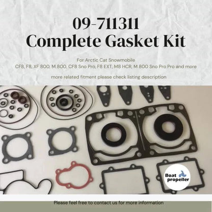 Complete Gasket Kit for Arctic Cat CF8, F8, XF 800, M 800 (2009–2011)