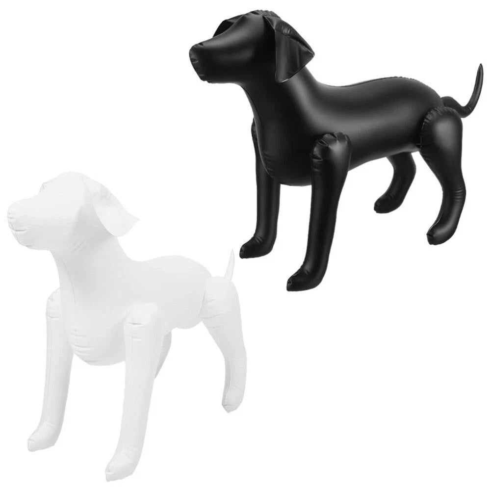 Inflatable Dog Clothing Display Stand with Adjustable Legs