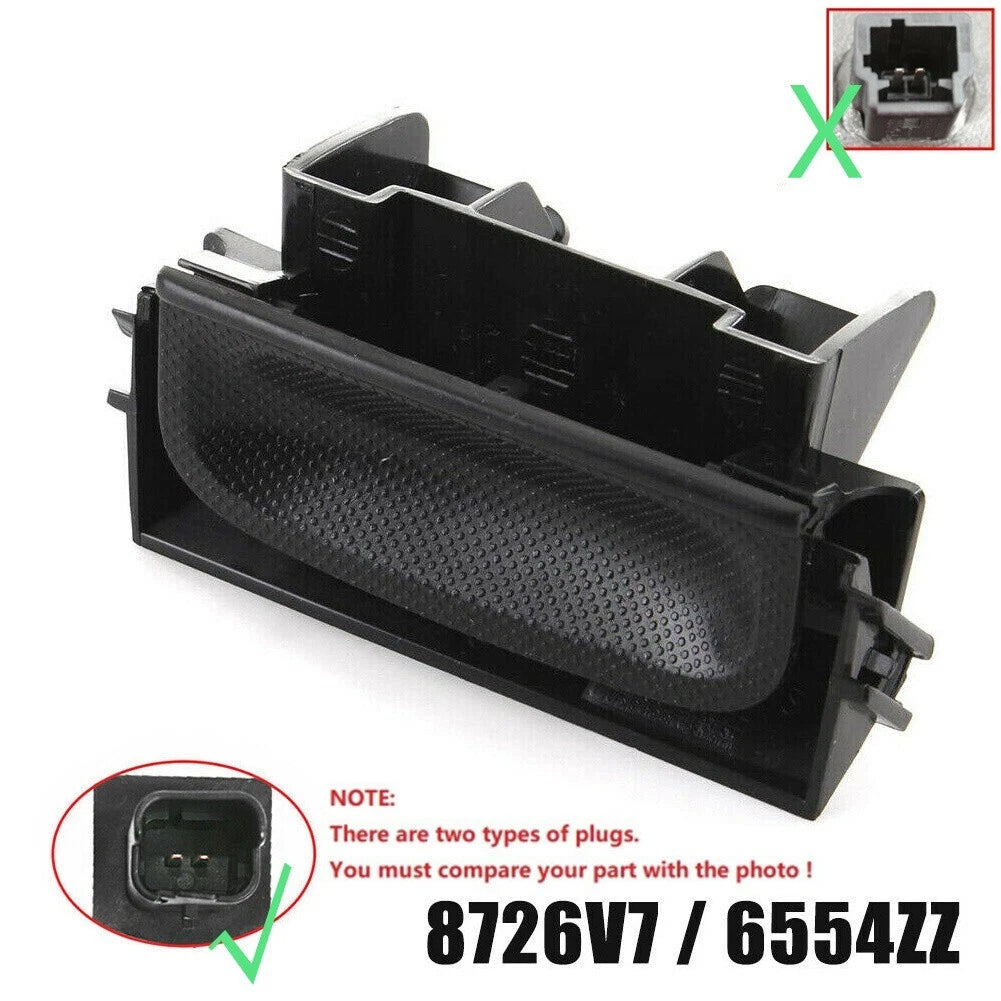 Boot Opening Control Handle + Round Switch for Citroen Picasso (C4) 8726V7 6554ZZ