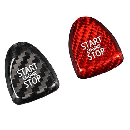 Carbon Fiber Keyless Start Button Cover for BMW Mini Cooper F Model (2014–2021)