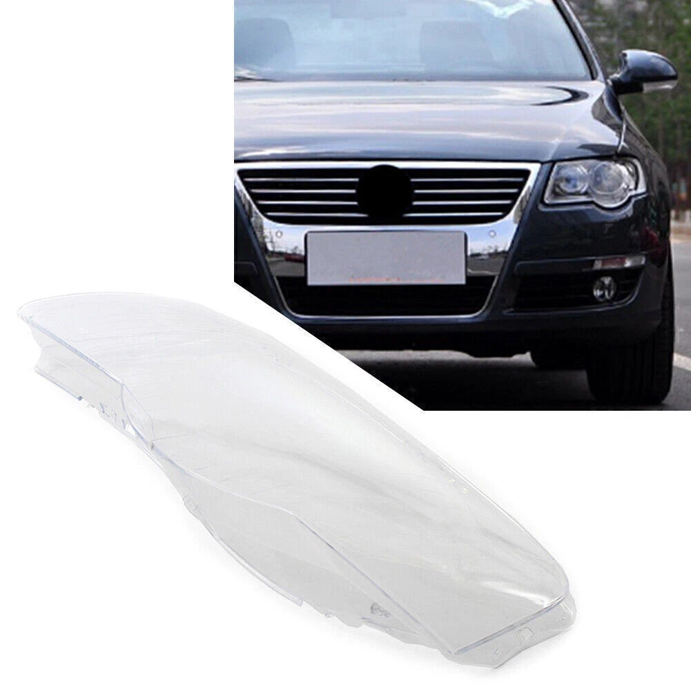 Left Headlight Lens Cover for VW Passat B6 (2006–2011) - Clear