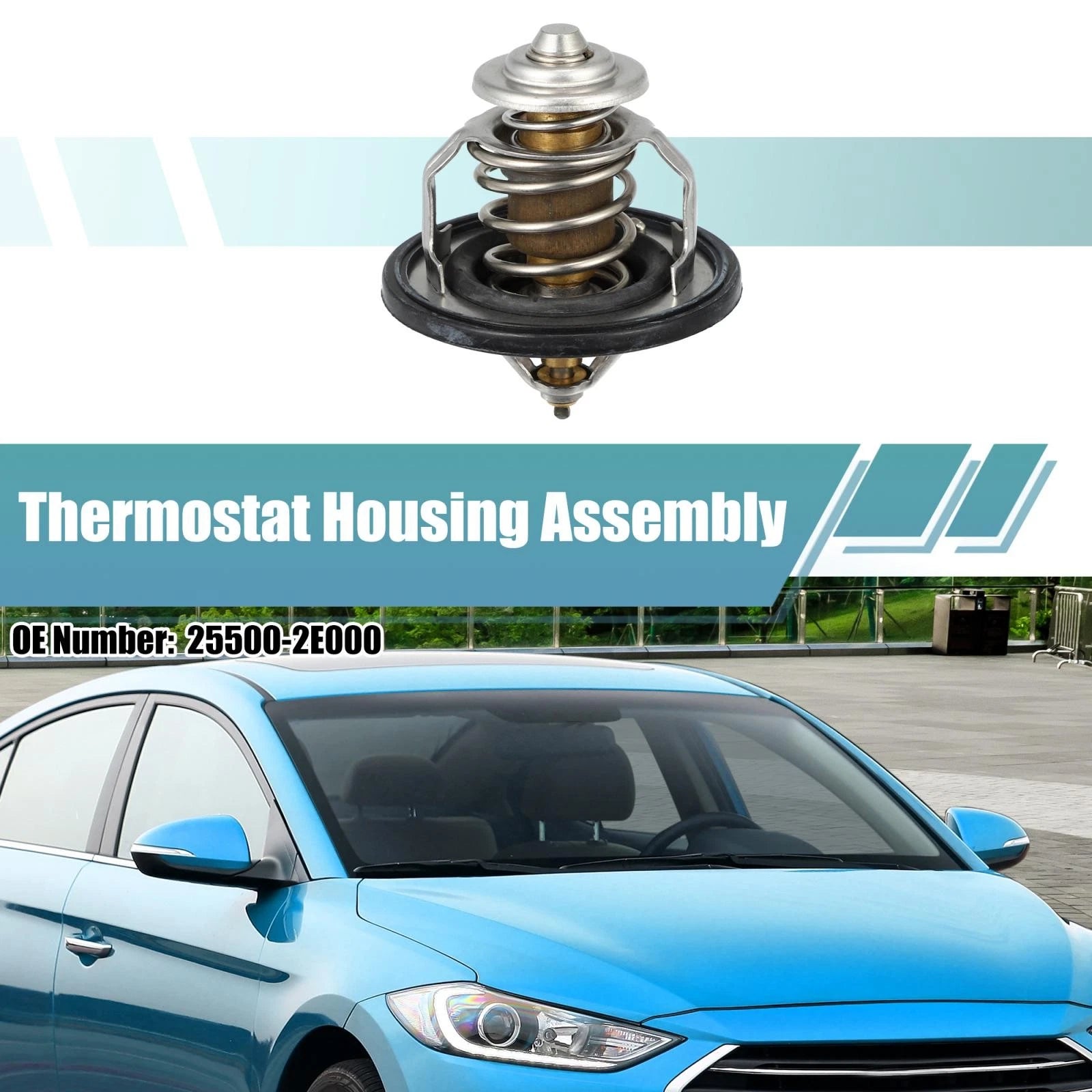 Engine Coolant Thermostat Housing Assembly for Kia Soul (2012–2019)