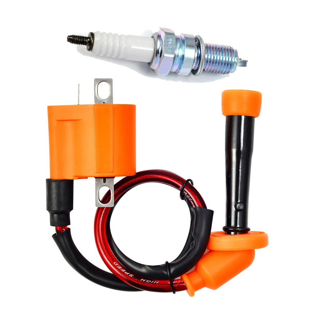 Ignition Coil Spark Plug for Yamaha Grizzly 660 YFM660 (2002–2008) 3KJ-82310-10-00