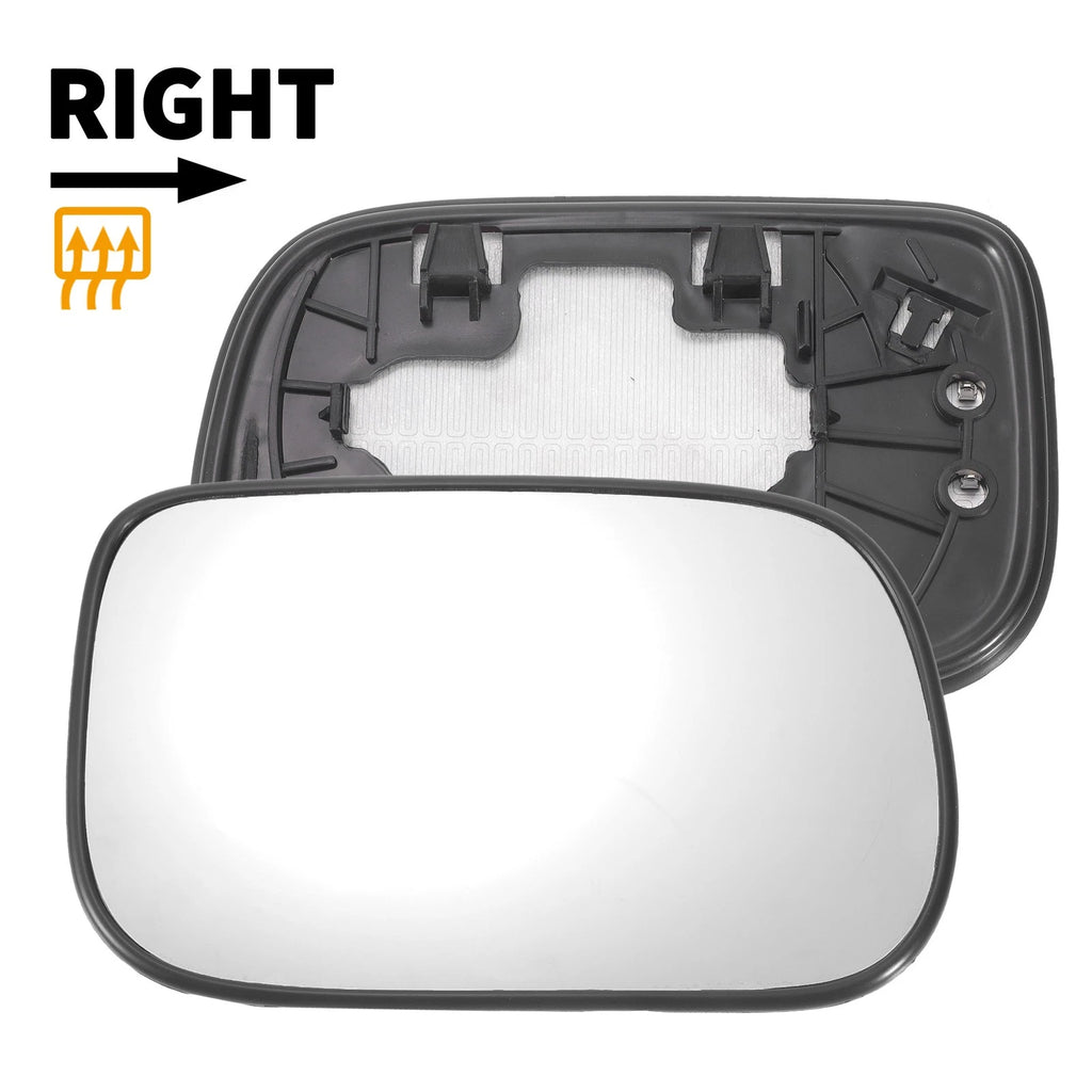 Right Side Mirror Glass with Back Heated for Honda Civic (2001–2005)