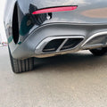 Carbon Look Rear Exhaust Muffler Pipe Tip for Benz E-Class W214