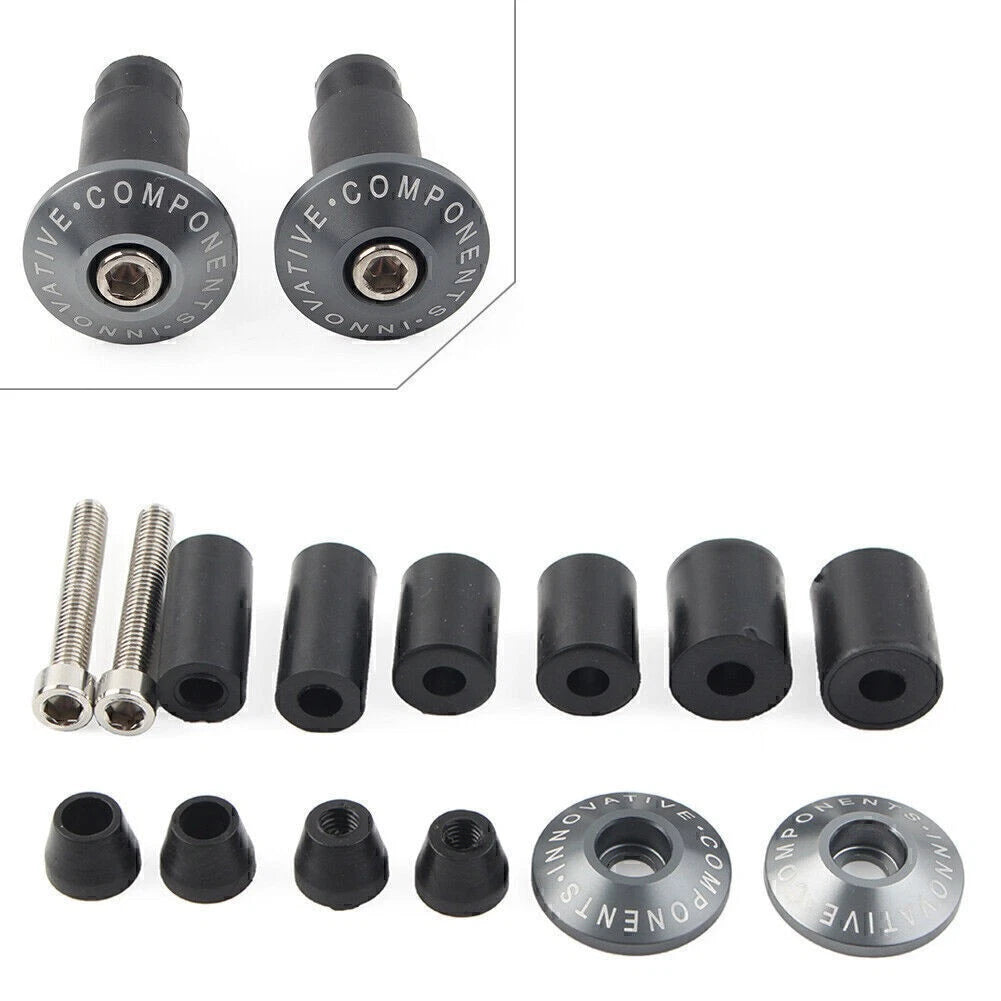 2X Handlebar End Caps for Motorcycle (Universal Fit)