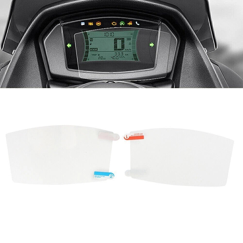 2X Clear Dashboard Screen Protector Film for Yamaha NMAX 155 (2020–2022)