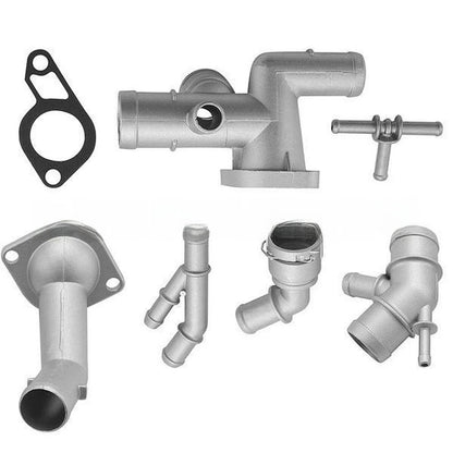 7 Piece Aluminum Engine Coolant Flange Connectors for For Golf MK4 Jea