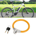 Portable Bike Lock Ring Cable 46cm Anti Theft Mini for Universal Use (All Years)