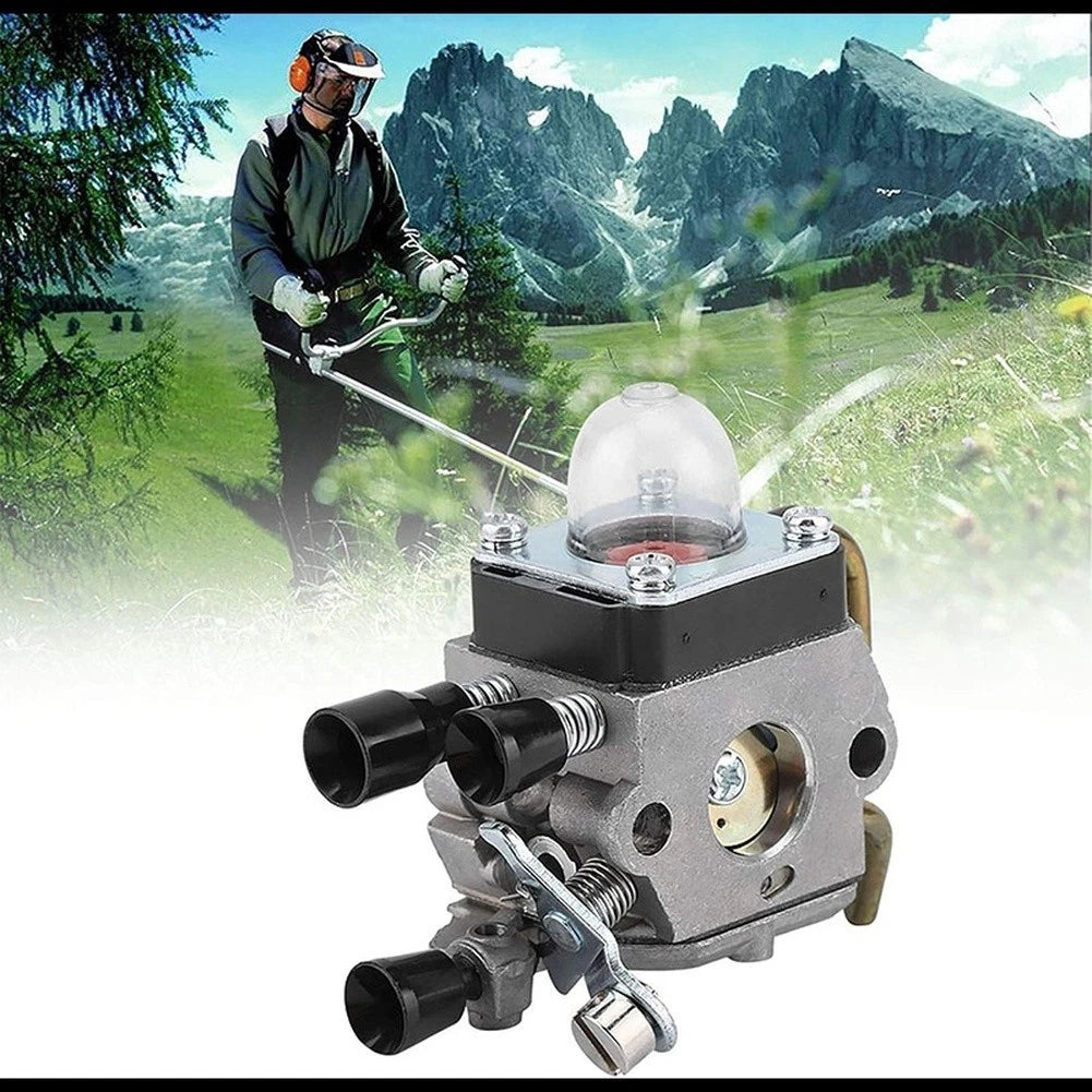 Carburetor Assembly with Manual Fuel Pump for FS38 FS45 FS55 FS85
