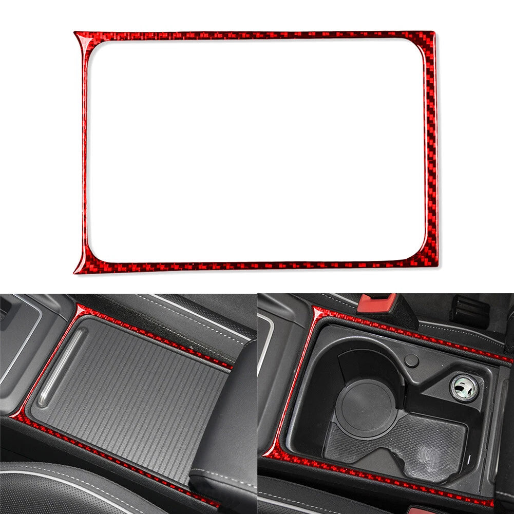 Cup Holder Frame Trim for Volkswagen Golf 8 MK8 (2021–2023) Red