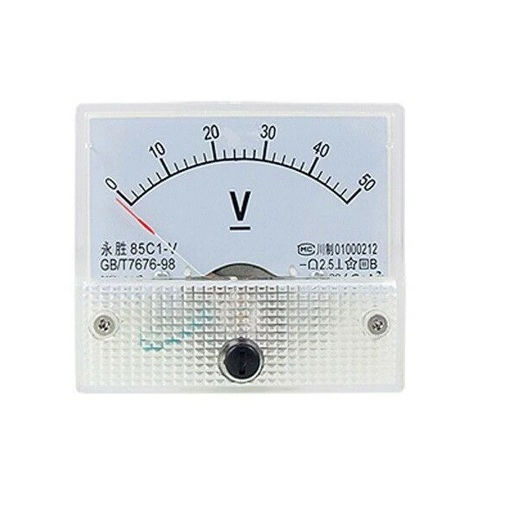 Analog Voltage Panel Meter Ammeter DC 0-30V/50V for