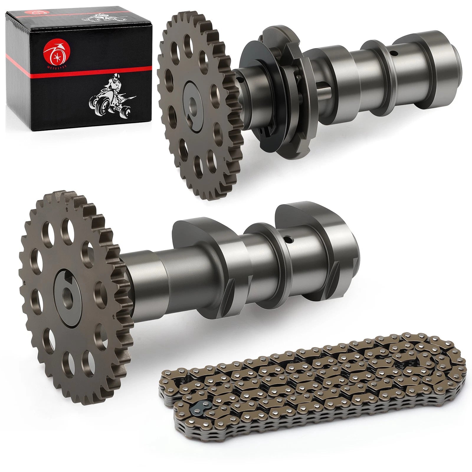 Intake Exhaust Camshaft + Cam Timing Chain for Kawasaki KFX 400 (2003–2006)