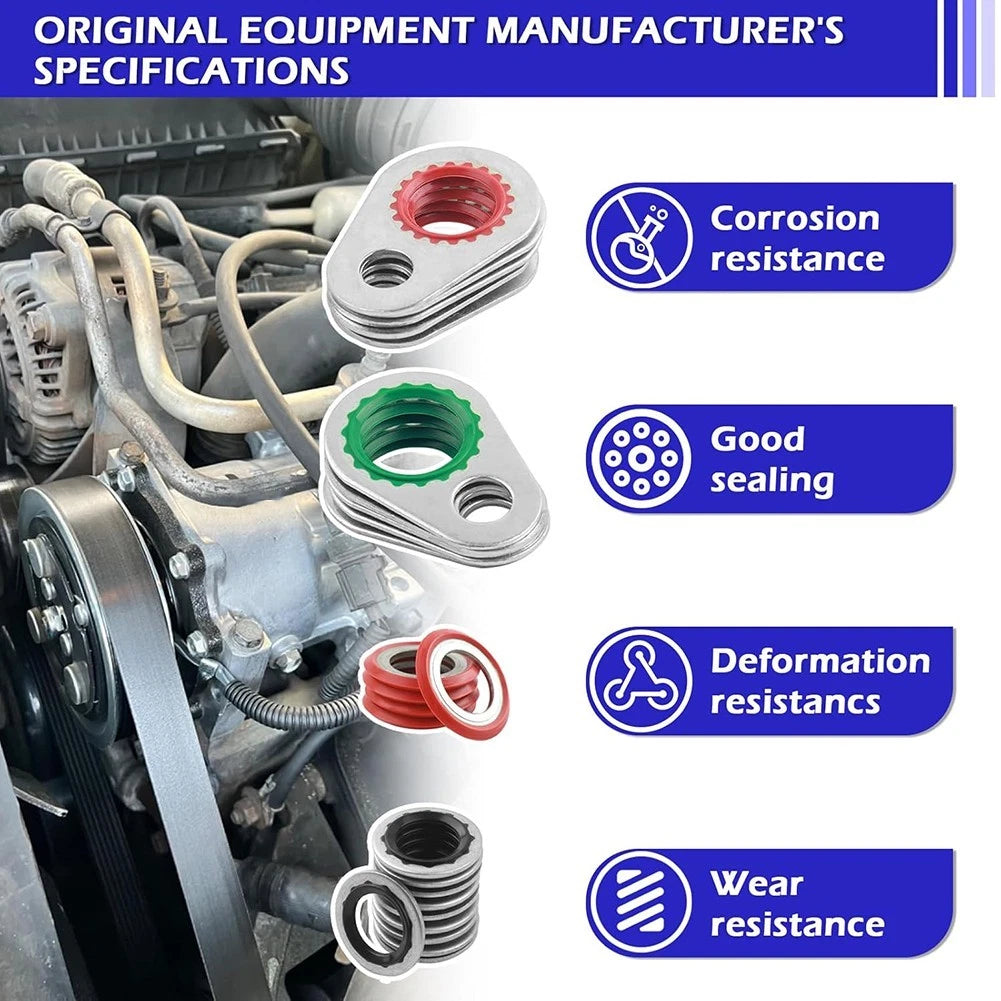 139 Piece A/C O Ring Kit for Vehicle Air Con Systems (Universal)