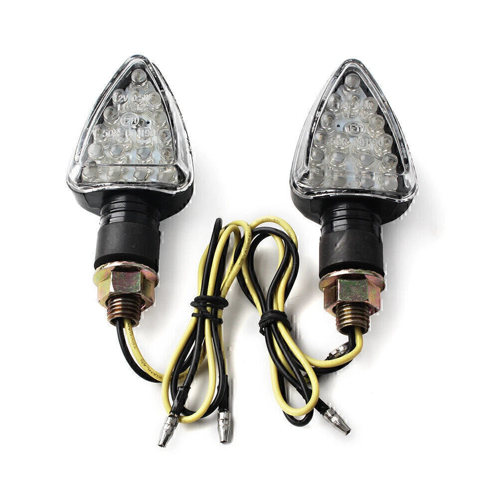 2Pcs 12V 18 LEDs Turn Signal Light Indicator Blinker Lamp Universal