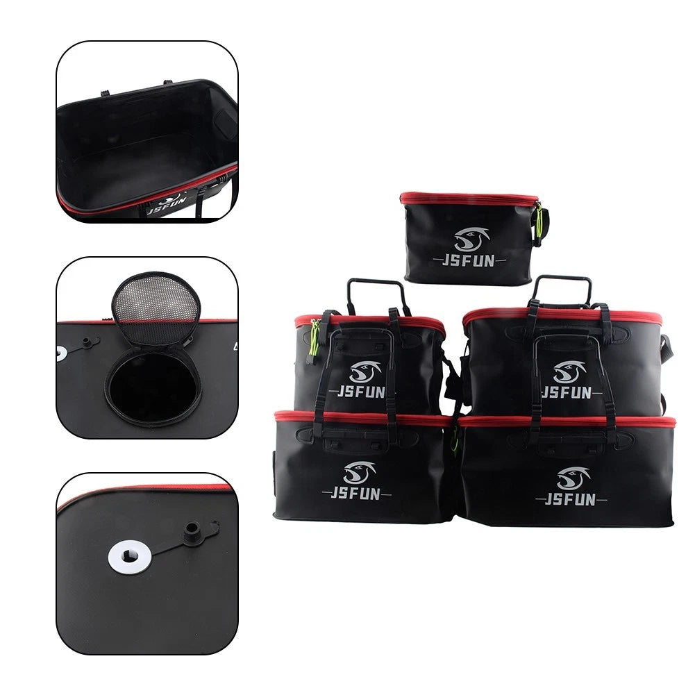 Portable Folding Fishing Bucket for Outdoor Use