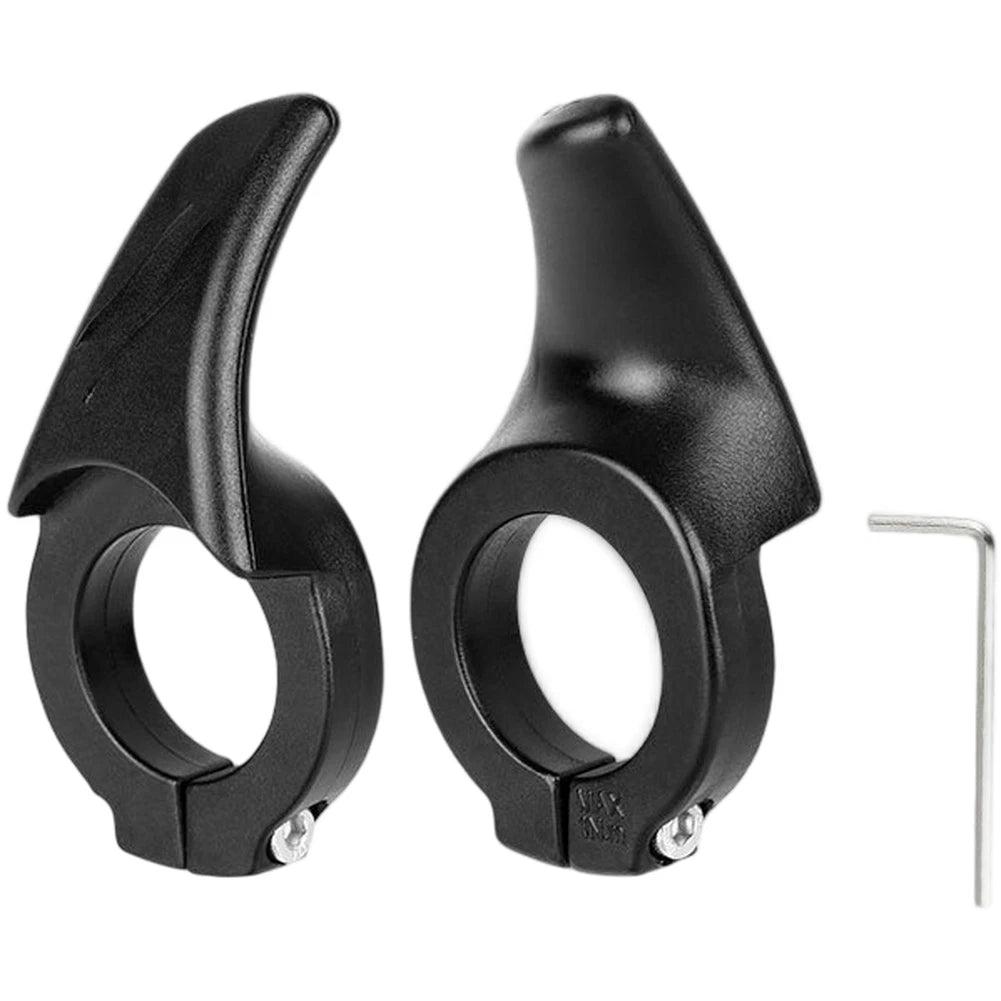 Handlebar Grip Pair for Mountain Bike (Nylon, Thumb Rest)