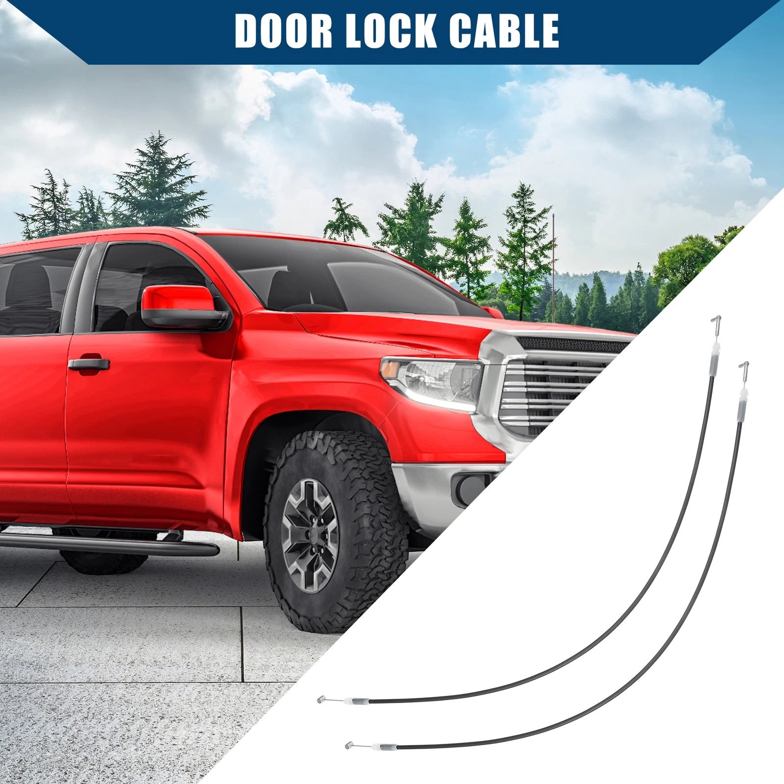 Door Inside Locking Cable Front Replacement for Toyota Tundra (2007–2021)