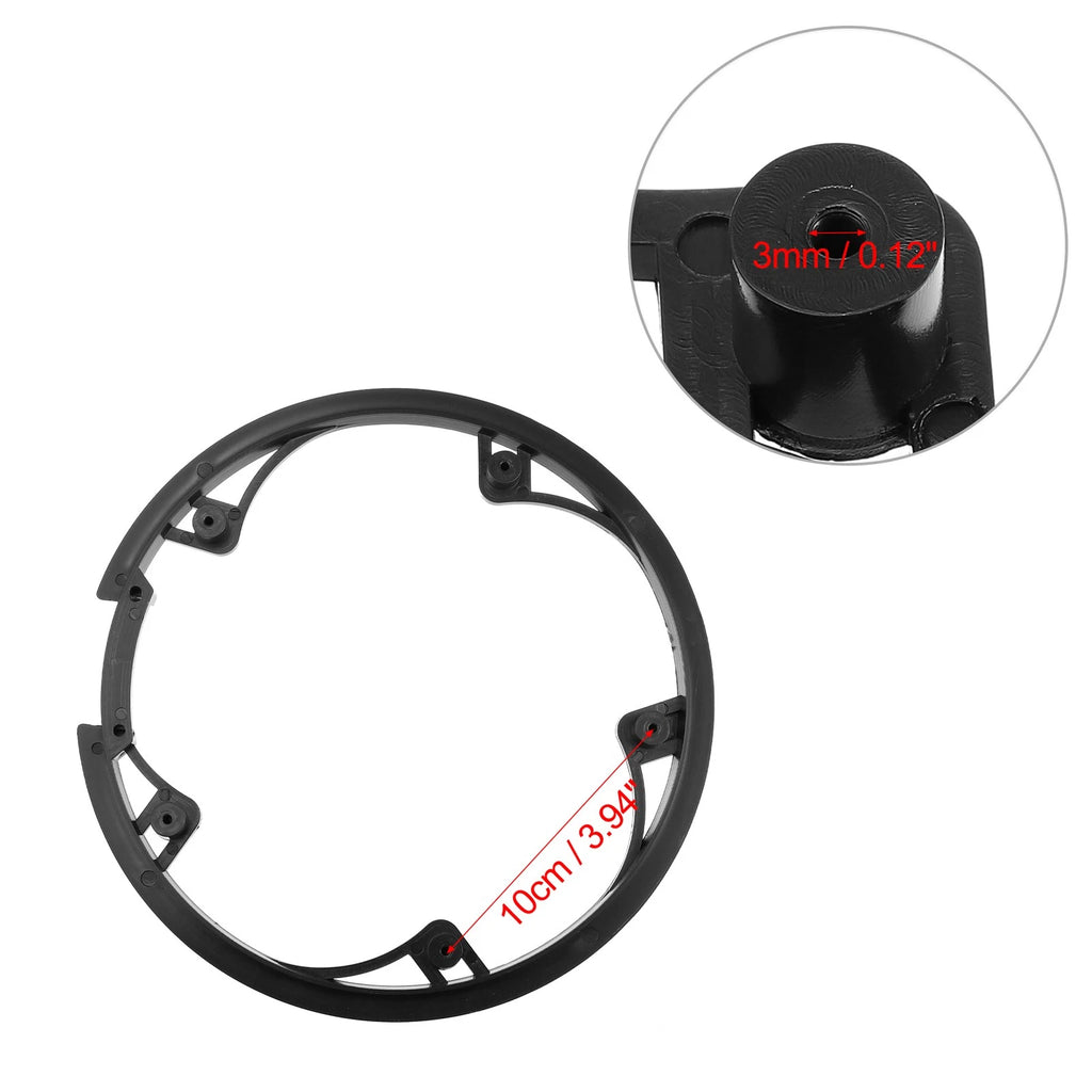 Bicycle Crankset Chain Wheel Cover Protection 48 Teeth for Black (10cm)