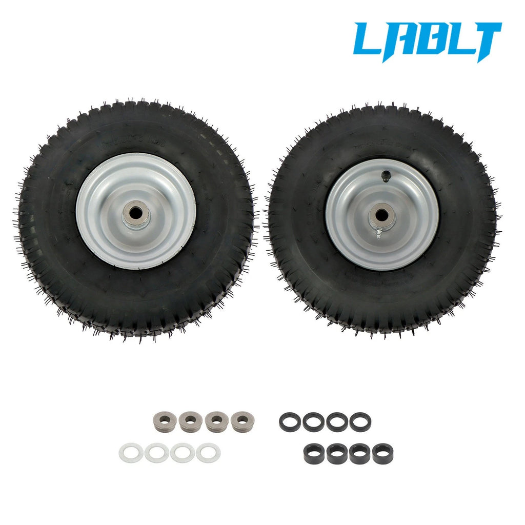 2 Pack Inflated Tires & Wheels for LABLT (15 x 6.00-6)