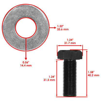 60 Inch Deck Blade with Bolt for King Kutter RFM-60 5 ft Finish Mowers