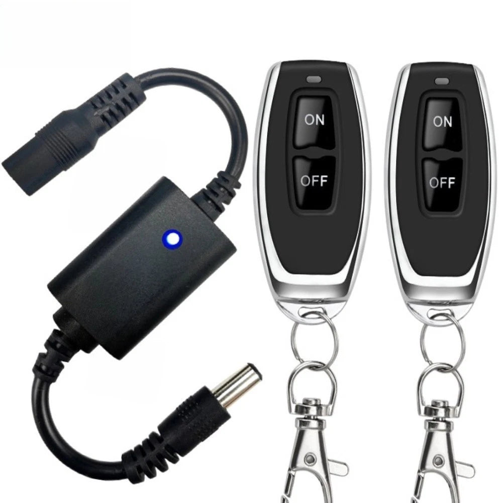 Remote Control Switch for LED Light Strips and Lamps (DC 37V to 12V)