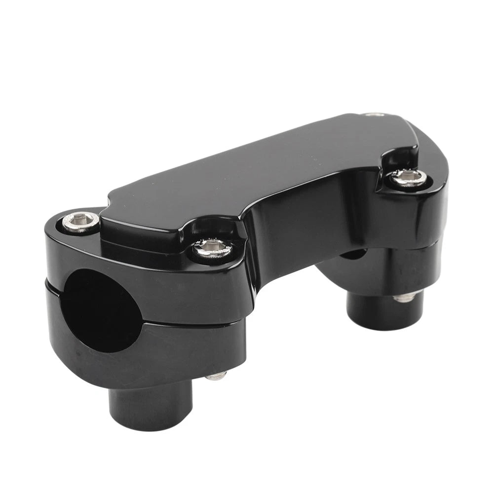 2" Handlebar Riser & Top Clamp for Harley Dyna Softail Sportster Street Bob
