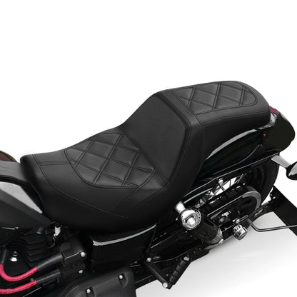 Driver Passenger Seat for Harley Dyna Super Glide FXDC FXDL FXDB (2006–2017)